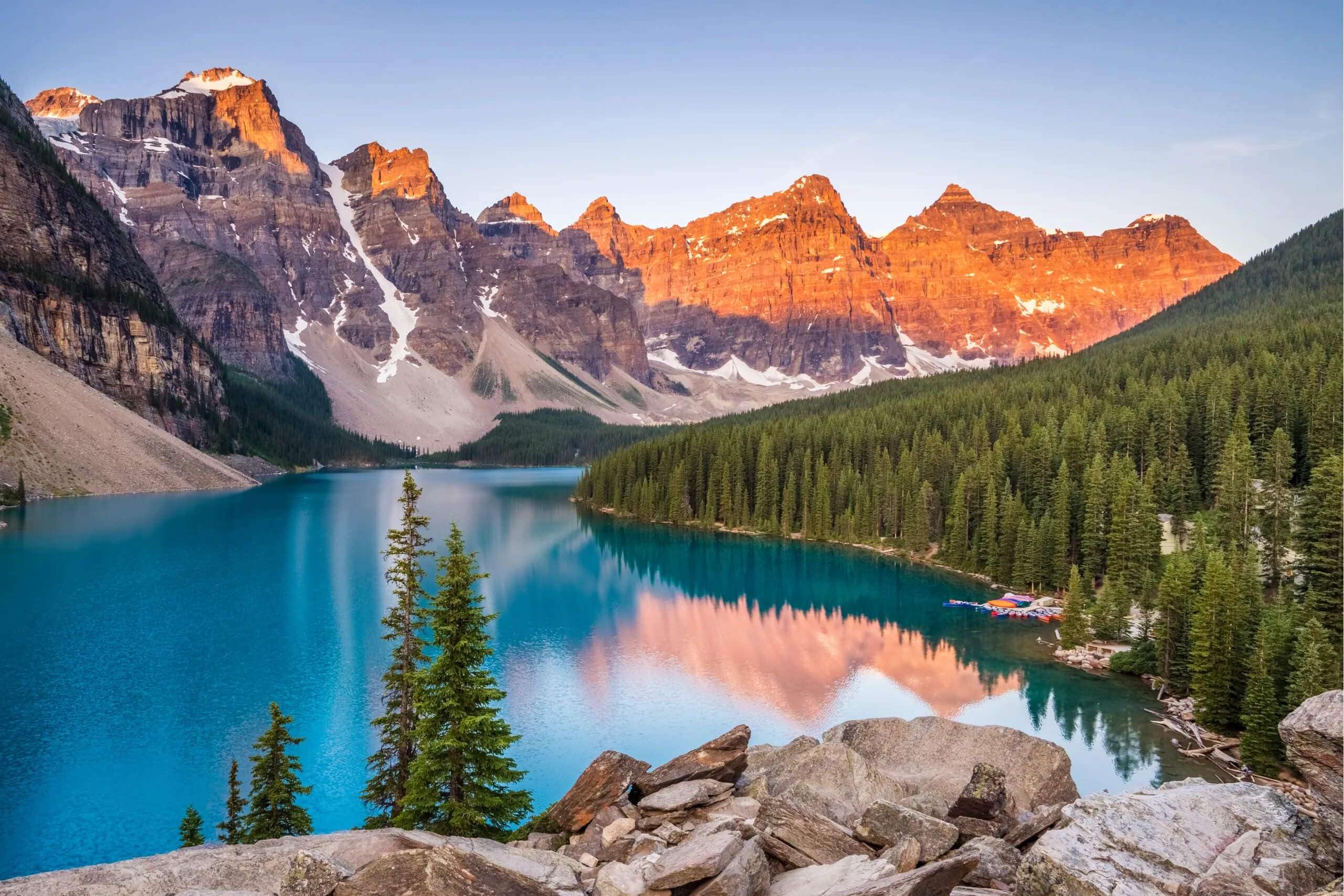 Rocky Mountains in Jasper National Park in Alberta